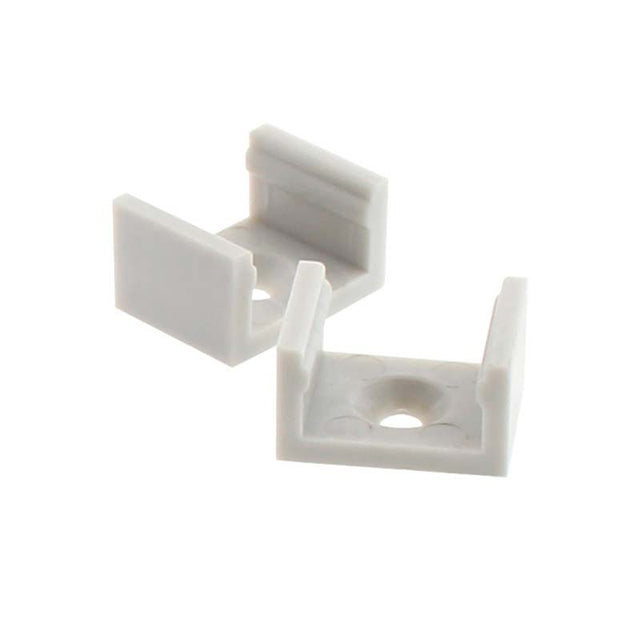 Clip montaje tira led para sujetar los perfiles led a cualquier superficie.