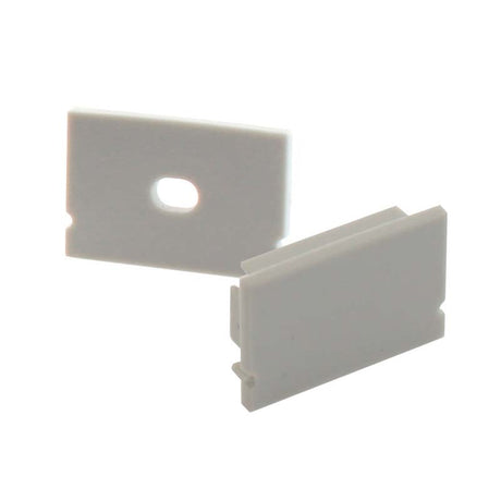 Kit que incluye las tapas de cierre derecha e izquierda del perfil led FAT.