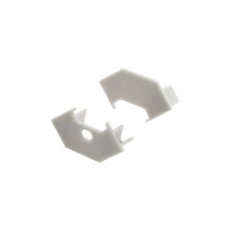 Kit que incluye las tapas de cierre derecha e izquierda del perfil led LING.