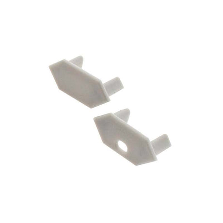 Kit que incluye las tapas de cierre derecha e izquierda del perfil led SINE.