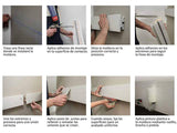 Moldura fabricada en poliestireno extruido diseñada para instalación de iluminación lineal led. La combinación entre los perfiles de aluminio, molduras de poliestireno y tiras led, ofrecen un acabado distinguido a tus proyectos más exigentes.
