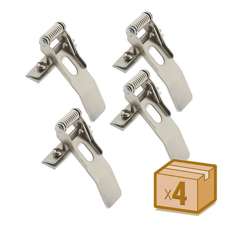 Set de 4 CLIPs para la instalación del perfil de aluminio OSIC o TEITO en falsos techos.