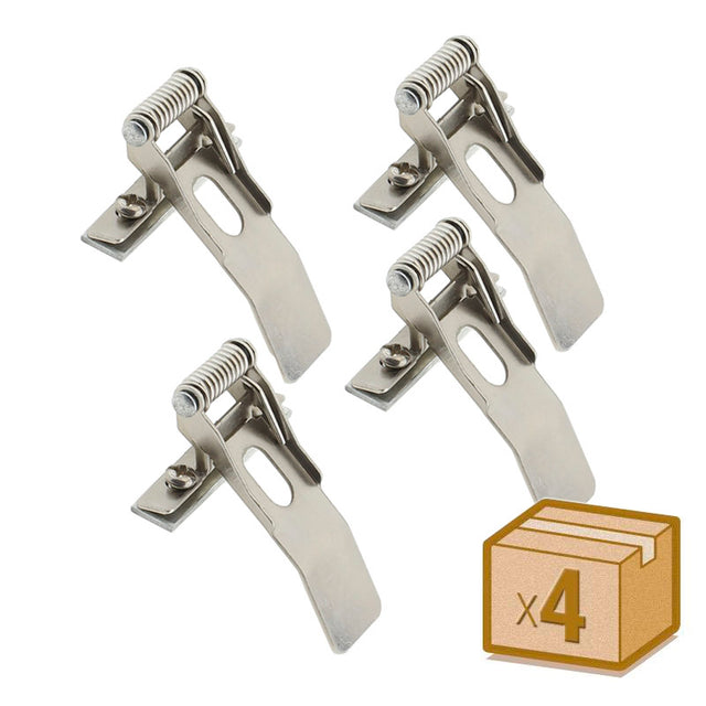 Set de 4 CLIPs para la instalación del perfil de aluminio OSIC o TEITO en falsos techos.