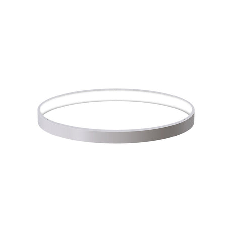 Kit que incluye perfil circular de aluminio y cubierta de silicona opal. Para fabricar espectaculares luminarias LED con múltiples opciones de instalación. Lacado en color blanco mate.