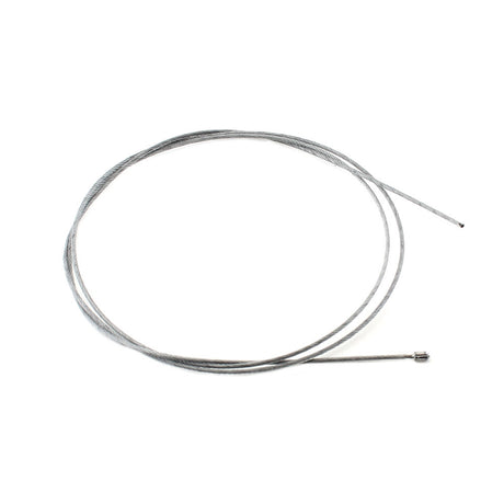 Cable suspensión de acero inoxidable de Ø1,5mm con revestimiento de naylon. Ideal para descolgar luminarias a la altura deseada, con retenedor en un extremo.
