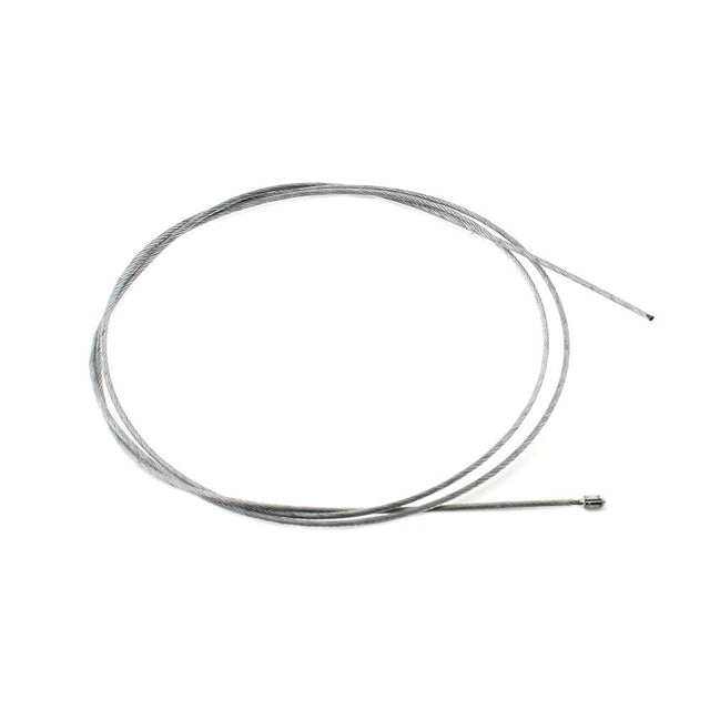 Cable suspensión de acero inoxidable de Ø1,5mm con revestimiento de naylon. Ideal para descolgar luminarias a la altura deseada, con retenedor en un extremo.