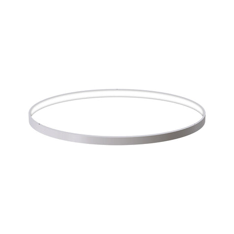 Kit que incluye perfil circular de aluminio y cubierta de silicona opal. Para fabricar espectaculares luminarias LED con múltiples opciones de instalación. Lacado en color blanco mate.