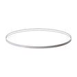 Kit que incluye perfil circular de aluminio y cubierta de silicona opal. Para fabricar espectaculares luminarias LED con múltiples opciones de instalación. Lacado en color blanco mate.