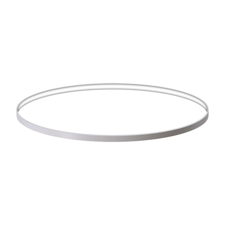Kit que incluye perfil circular de aluminio y cubierta de silicona opal. Para fabricar espectaculares luminarias LED con múltiples opciones de instalación. Lacado en color blanco mate.