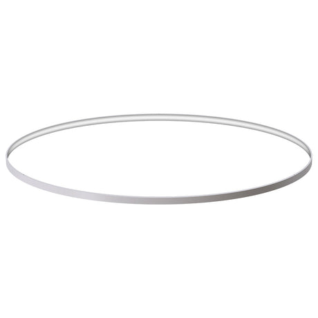 Kit que incluye perfil circular de aluminio y cubierta de silicona opal. Para fabricar espectaculares luminarias LED con múltiples opciones de instalación. Lacado en color blanco mate.