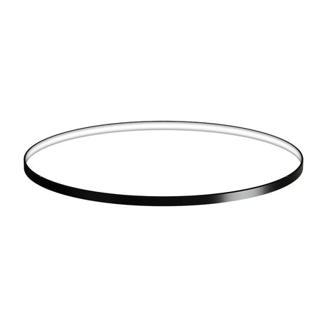 Kit que incluye perfil circular de aluminio y cubierta de silicona opal. Para fabricar espectaculares luminarias LED con múltiples opciones de instalación. Lacado en color negro mate.