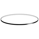 Kit que incluye perfil circular de aluminio y cubierta de silicona opal. Para fabricar espectaculares luminarias LED con múltiples opciones de instalación. Lacado en color negro mate.