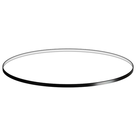 Kit que incluye perfil circular de aluminio y cubierta de silicona opal. Para fabricar espectaculares luminarias LED con múltiples opciones de instalación. Lacado en color negro mate.
