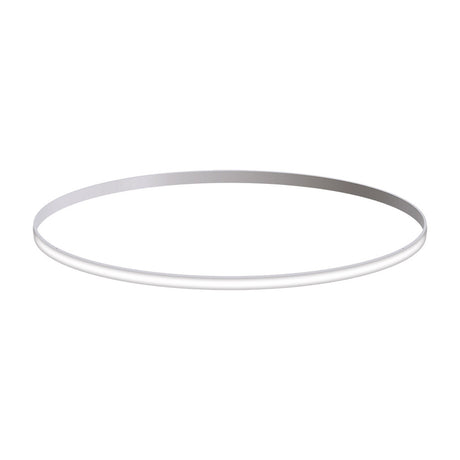 Kit que incluye perfil circular de aluminio y cubierta de silicona opal. Para fabricar espectaculares luminarias LED con múltiples opciones de instalación. Lacado en color blanco mate.