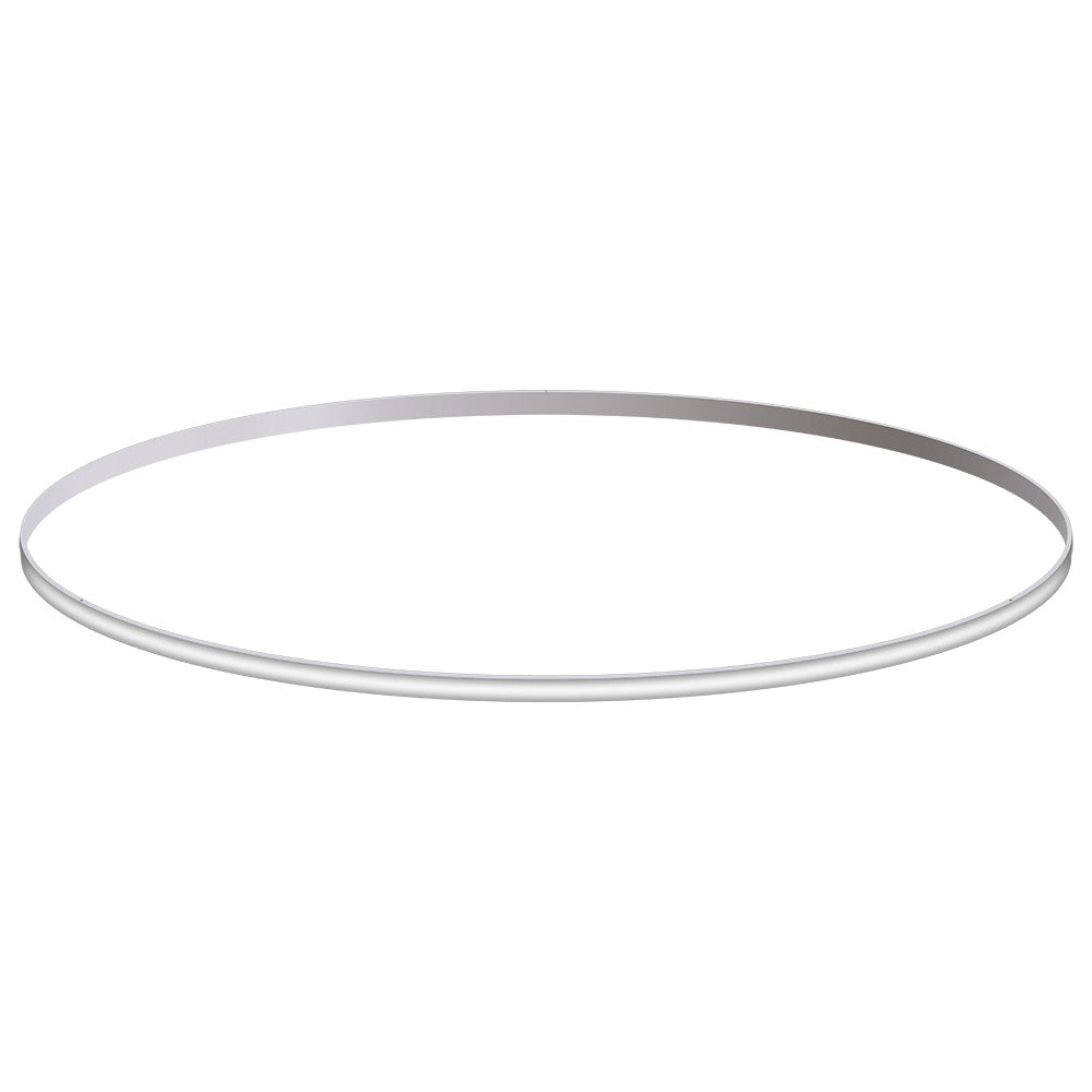 Kit que incluye perfil circular de aluminio y cubierta de silicona opal. Para fabricar espectaculares luminarias LED con múltiples opciones de instalación. Lacado en color blanco mate.