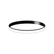 Kit que incluye perfil circular de aluminio y cubierta de silicona opal. Para fabricar espectaculares luminarias LED con múltiples opciones de instalación. Lacado en color negro mate.