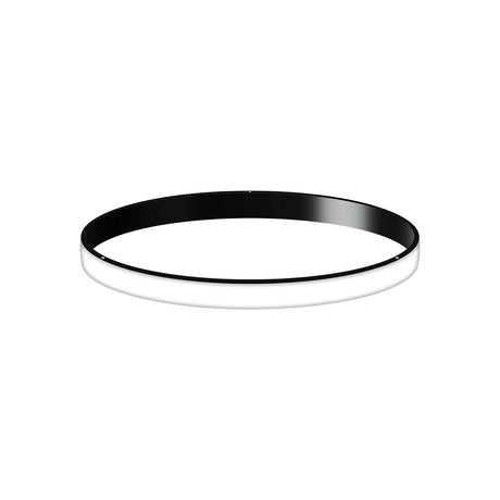 Kit que incluye perfil circular de aluminio y cubierta de silicona opal. Para fabricar espectaculares luminarias LED con múltiples opciones de instalación. Lacado en color negro mate.