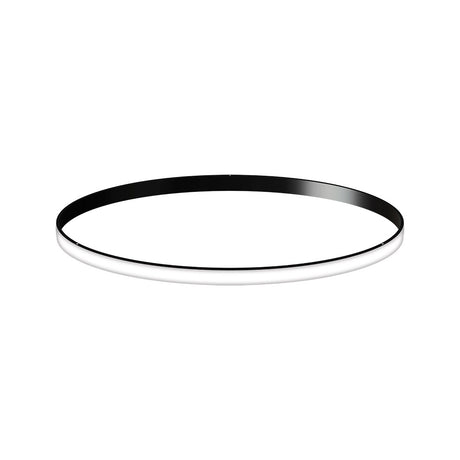 Kit que incluye perfil circular de aluminio y cubierta de silicona opal. Para fabricar espectaculares luminarias LED con múltiples opciones de instalación. Lacado en color negro mate.