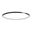 Kit que incluye perfil circular de aluminio y cubierta de silicona opal. Para fabricar espectaculares luminarias LED con múltiples opciones de instalación. Lacado en color negro mate.