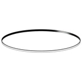 Kit que incluye perfil circular de aluminio y cubierta de silicona opal. Para fabricar espectaculares luminarias LED con múltiples opciones de instalación. Lacado en color negro mate.