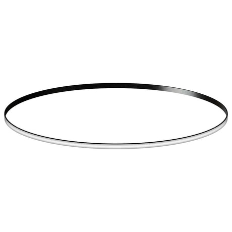 Kit que incluye perfil circular de aluminio y cubierta de silicona opal. Para fabricar espectaculares luminarias LED con múltiples opciones de instalación. Lacado en color negro mate.