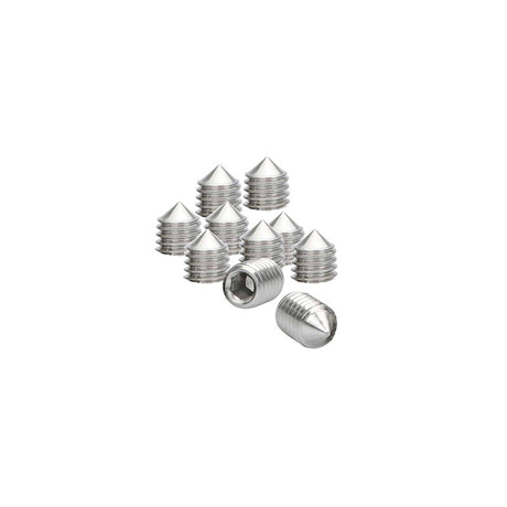 10 unidades de Mini tornillo allen sin cabeza para el conector CYCLE