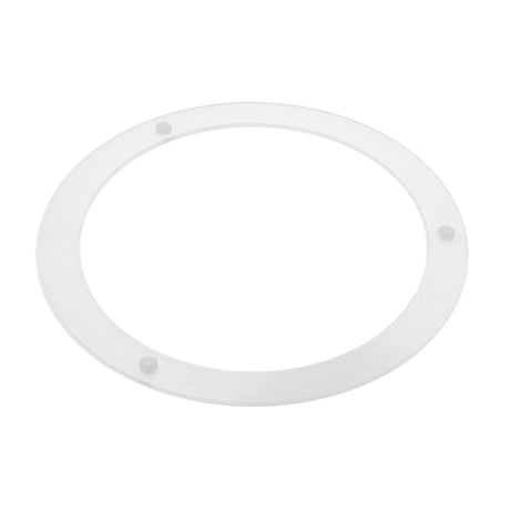 Aro fabricado en metacrilato para subir rectos los cables de suspensión y/o elecrificado para luminarias suspendidas circulares.