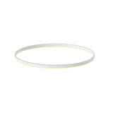 Kit que incluye perfil circular de aluminio y cubierta de metacrilato frost. Para fabricar espectaculares luminarias LED con múltiples opciones de instalación. Lacado en color blanco mate.