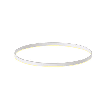 Kit que incluye perfil circular de aluminio y cubierta de metacrilato frost. Para fabricar espectaculares luminarias LED con múltiples opciones de instalación. Lacado en color blanco mate.