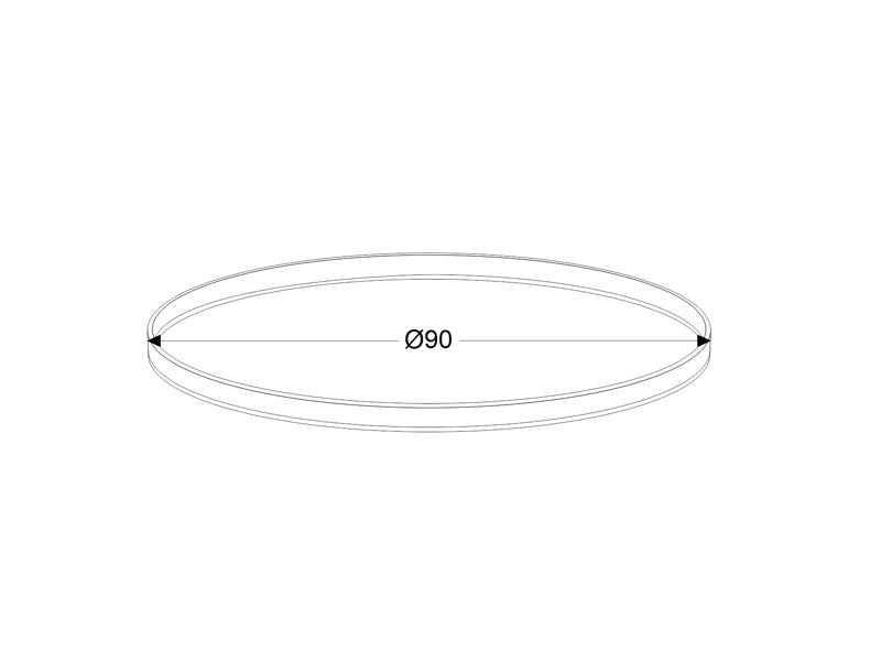 Kit que incluye perfil circular de aluminio y cubierta de metacrilato frost. Para fabricar espectaculares luminarias LED con múltiples opciones de instalación. Lacado en color blanco mate.