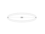 Kit que incluye perfil circular de aluminio y cubierta de metacrilato frost. Para fabricar espectaculares luminarias LED con múltiples opciones de instalación. Lacado en color blanco mate.