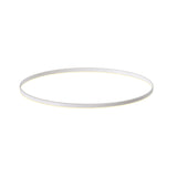 Kit que incluye perfil circular de aluminio y cubierta de metacrilato frost. Para fabricar espectaculares luminarias LED con múltiples opciones de instalación. Lacado en color blanco mate.