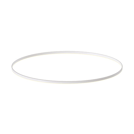 Kit que incluye perfil circular de aluminio y cubierta de metacrilato frost. Para fabricar espectaculares luminarias LED con múltiples opciones de instalación. Lacado en color blanco mate.