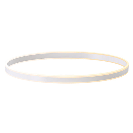 Kit que incluye perfil circular de aluminio y cubierta de metacrilato frost. Para fabricar espectaculares luminarias LED con múltiples opciones de instalación. Lacado en color blanco mate.