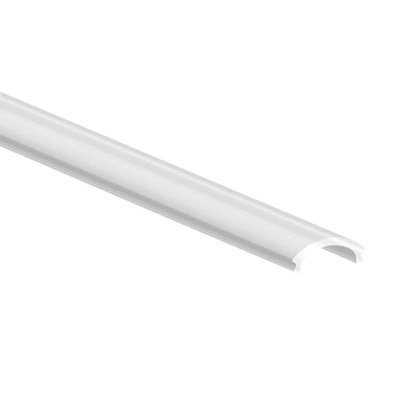 Cubierta de plástico para instalaciones personalizadas de tiras led. Permite realizar instalaciones profesionales, limpias y con estilo.