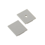 Kit que incluye las tapas de cierre derecha e izquierda del perfil led STEP.