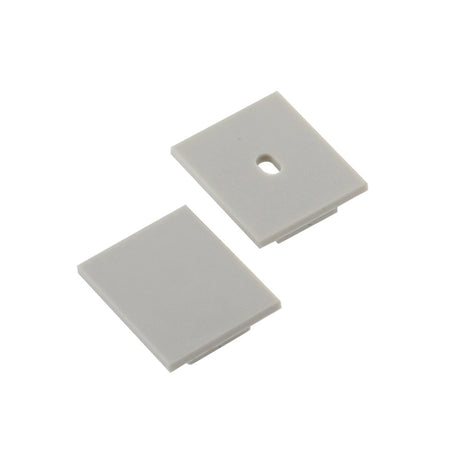 Kit que incluye las tapas de cierre derecha e izquierda del perfil led STEP.