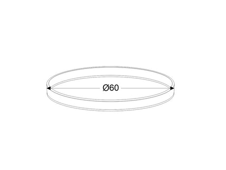 Kit que incluye perfil circular de aluminio y cubierta de metacrilato frost. Para fabricar espectaculares luminarias LED con múltiples opciones de instalación. Lacado en color negro mate.