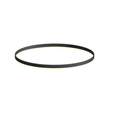 Kit que incluye perfil circular de aluminio y cubierta de metacrilato frost. Para fabricar espectaculares luminarias LED con múltiples opciones de instalación. Lacado en color negro mate.