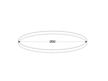 Kit que incluye perfil circular de aluminio y cubierta de metacrilato frost. Para fabricar espectaculares luminarias LED con múltiples opciones de instalación. Lacado en color negro mate.