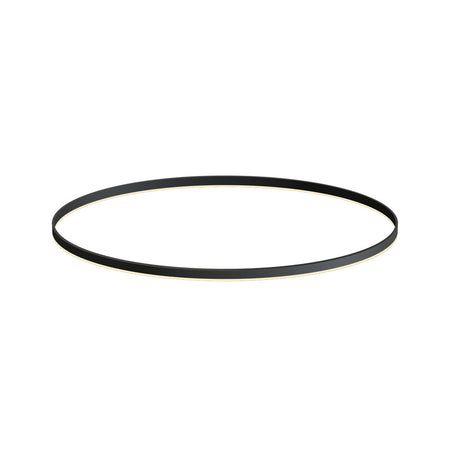 Kit que incluye perfil circular de aluminio y cubierta de metacrilato frost. Para fabricar espectaculares luminarias LED con múltiples opciones de instalación. Lacado en color negro mate.