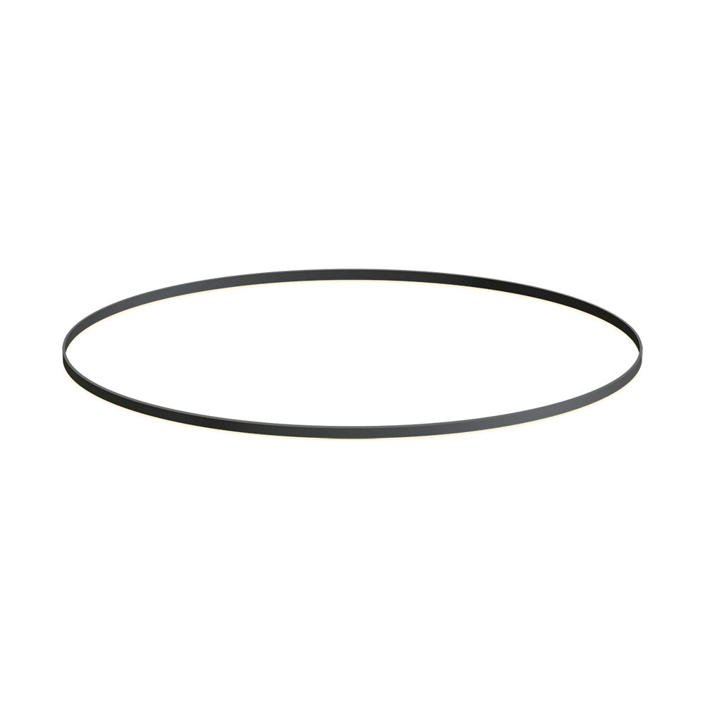 Kit que incluye perfil circular de aluminio y cubierta de metacrilato frost. Para fabricar espectaculares luminarias LED con múltiples opciones de instalación. Lacado en color negro mate.