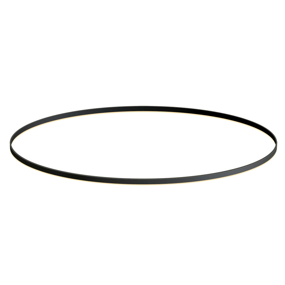 Kit que incluye perfil circular de aluminio y cubierta de metacrilato frost. Para fabricar espectaculares luminarias LED con múltiples opciones de instalación. Lacado en color negro mate.