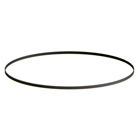 Kit que incluye perfil circular de aluminio y cubierta de metacrilato frost. Para fabricar espectaculares luminarias LED con múltiples opciones de instalación. Lacado en color negro mate.