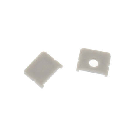 Kit que incluye las tapas de cierre derecha e izquierda del perfil led OSY.