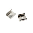 Clip montaje tira led para sujetar los perfiles led a cualquier superficie. (1 unidad)