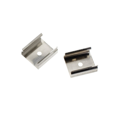 Clip montaje tira led para sujetar los perfiles led a cualquier superficie. (1 unidad)