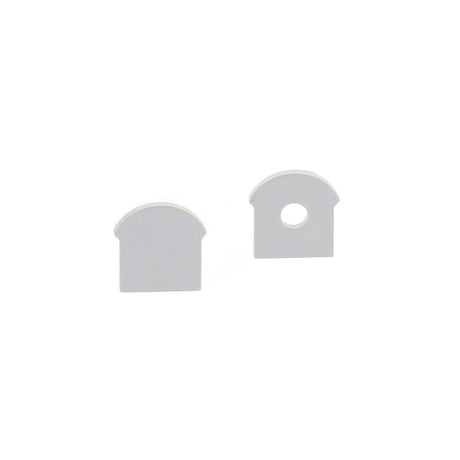 Kit que incluye las tapas de cierre derecha e izquierda del perfil led SUND.