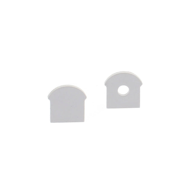 Kit que incluye las tapas de cierre derecha e izquierda del perfil led SUND.