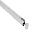 Kit que incluye perfil de aluminio HOME, cubierta opal y tapas laterales. Para proteger y ocultar las tiras led, lo que permite realizar instalaciones profesionales, limpias y con estilo.